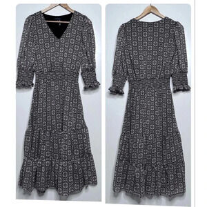 1. State Boho Smocked Waist Maxi Dress Size XS